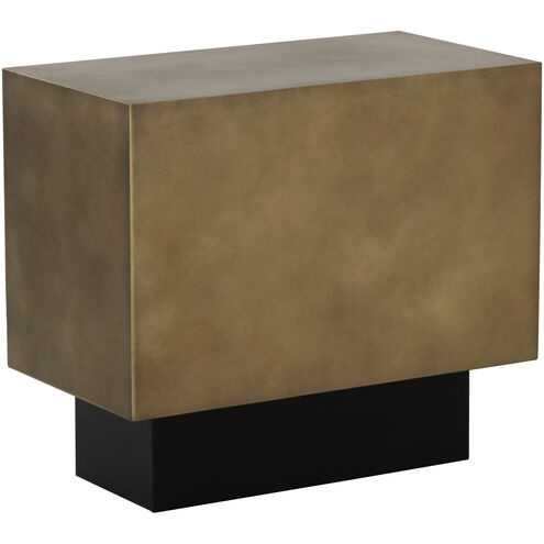 Blakely 24 X 21.25 inch Antique Brass Side Table
